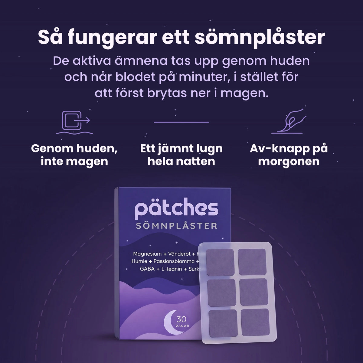 Plåster på huden, illustration